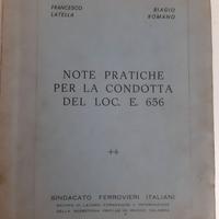 note pratiche condotta locomotiva e.656