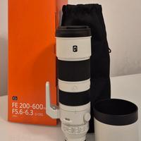Sony FE 200-600mm f/5.6-6.3 G OSS nuovo