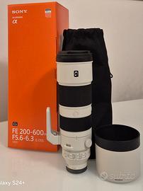 Sony FE 200-600mm f/5.6-6.3 G OSS nuovo