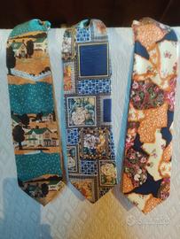 3 Cravatte seta Kenzo