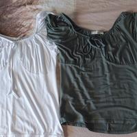 Set due magliette maniche corte ragazza/donna