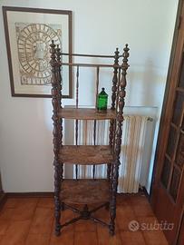 Étagère antica fine '800 in legno massello