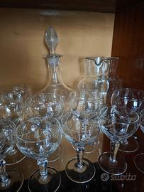 Servizio in cristallo di Boemia