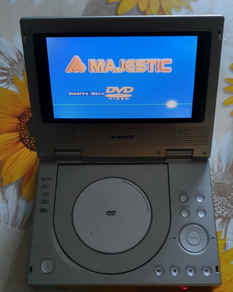 Lettore portatile majestic DVD