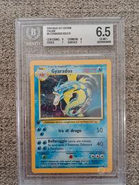 Gyarados set base 1 edizione  BGS  6,5