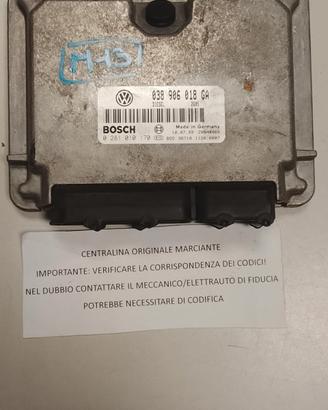 CENTRALINA BOSCH 0281010170 038906018GA
