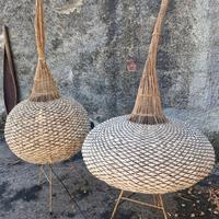 lampade in rattan