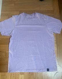T-shirt Tinta Unita Viola Chiaro