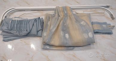 Tende d'Arredo Bagno / Binari Scorritenda + Tende 