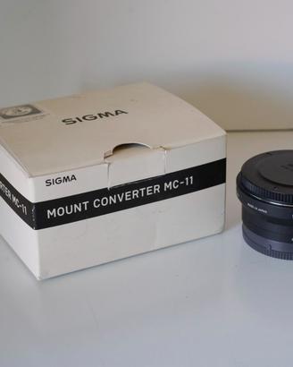 CONVERTITORE SIGMA MC-11 CANON EF-E - SONY E-MOUNT