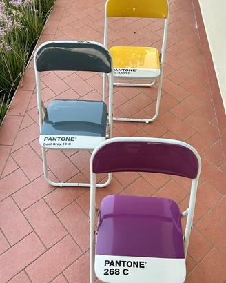 Sedie pieghievoli saletti pantone