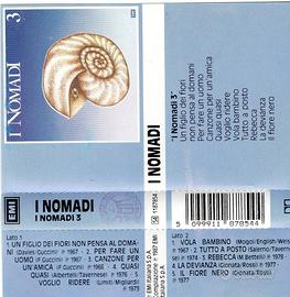 Audiocassetta I Nomadi 3 EMI 1977