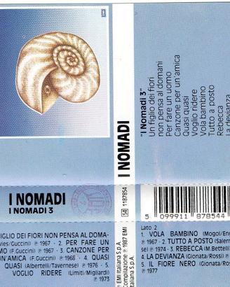 Audiocassetta I Nomadi 3 EMI 1977