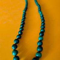 collana malachite vintage 