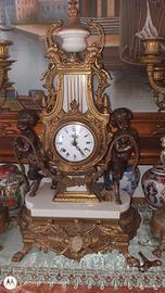 trittico orologio candelabri 