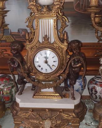 trittico orologio candelabri 