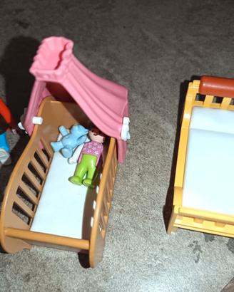Playmobil 2 letti e bambini