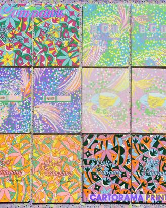 Vintage 1980 BEST COMPANY 12 QUADERNI paninari new