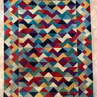 Tappeto artwork Pyramid Ottavio Missoni 1980