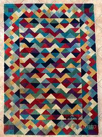 Tappeto artwork Pyramid Ottavio Missoni 1980