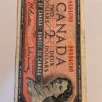 Banconote di 2,01 $ dollaro canadese di 1954