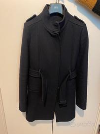 Cappotto donna Mango blu navy tg S (40) - elegante