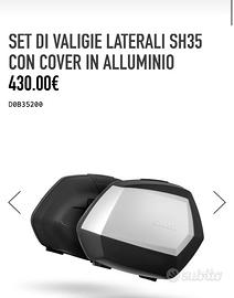Set valige laterali shad Sh35 nuovissime