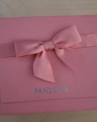 Anello Pandora Solitario Cuore Rosso