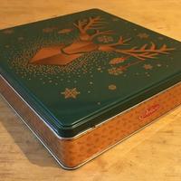 Scatola di latta natalizia Delacrè