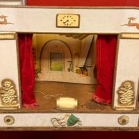 Piccolo teatro burattini d’epoca originale