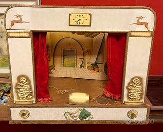 Piccolo teatro burattini d’epoca originale