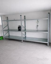 Scaffalatura metallica zincata alta portata