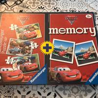3 Puzzle Cars 2 + Memory Ravensburger