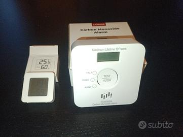 Rilevatore monossido di carbonio e igrometro 