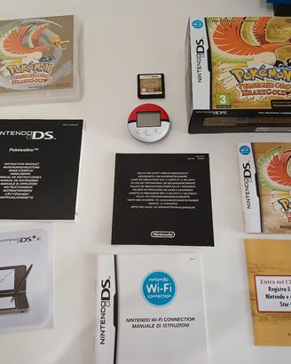 Pokemon heartgold versione gold con pokewalker