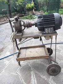 Motore asincrono trifase 220V su banco mobile