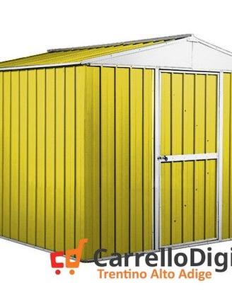 Box deposito porta attrezzi lamiera 276x260 giallo