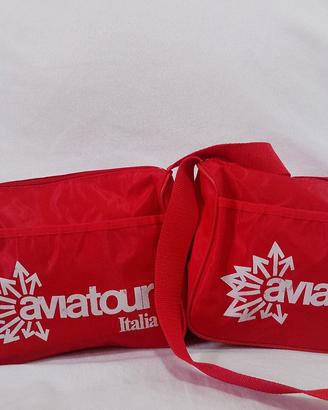 Coppia borse tracolla viaggio travel Aviatour 