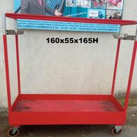 CARRELLO OFFICINA LAVAPEZZI CON SISTEMA RACCOLTA