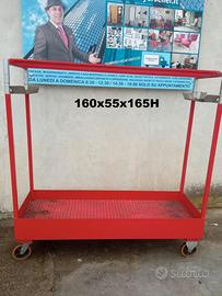 CARRELLO OFFICINA LAVAPEZZI CON SISTEMA RACCOLTA