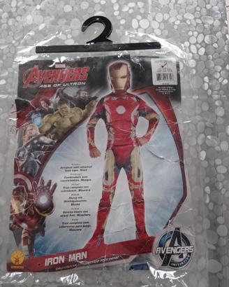 Costume IRON MAN carnevale 8/10 anni