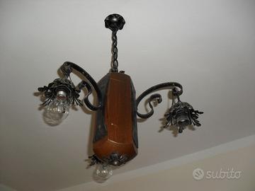 lampadario per rustico