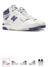 Scarpe New Balance 650 White Purple - NUOVE 42.5
