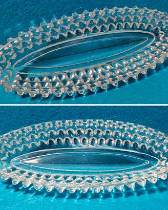 ORIGINALE Ciotola in Vetro Anni 70' Per Condimenti