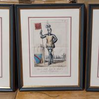 3 Litografie originali meta'  '800