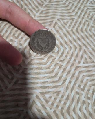2 lire carlo felice 1826 argento 900