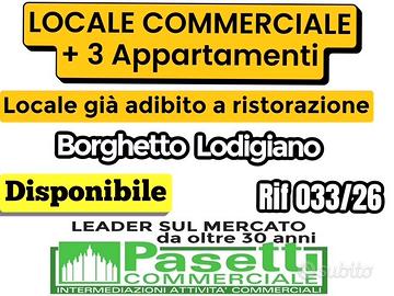 TRATTORIA/PIZZERIA a Borghetto Lodigiano