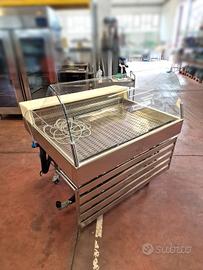 Tavolo refrigerato per esposizione mitili usato
