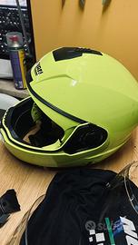 Casco Modulare NOLAN N104  giallo fluo
