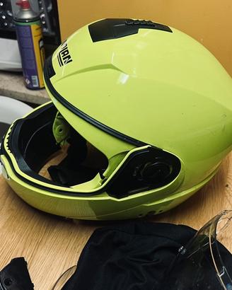 Casco Modulare NOLAN N104  giallo fluo